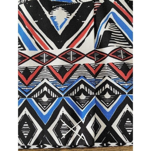 Mario Serrani Italy DressSize 2 Multicolor Sheath Geometric Sleeveless Midi - Picture 8 of 9